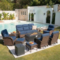 Belord Upgraded 6“ Cushion Luxury 10 Piece Patio Furniture Set by Belord
