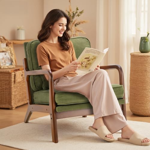 DUMOS Mid Century Modern Accent Chair - Image 2