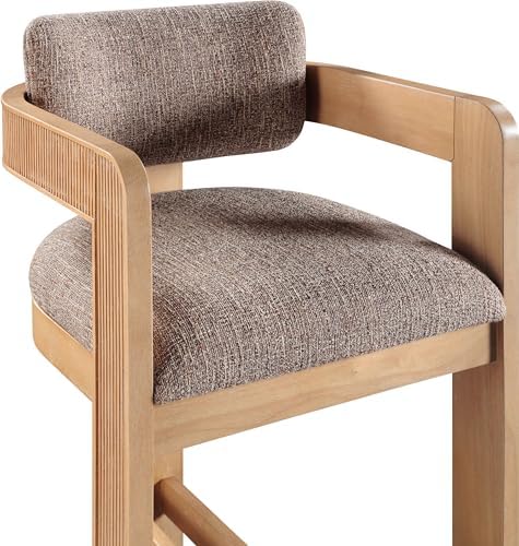 Meridian Furniture Sacha Linen Blend Counter Stool - Image 7