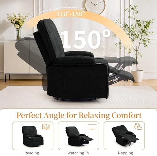 Korser Recliner Chair, Nursery Rocking Chairs - Image 3