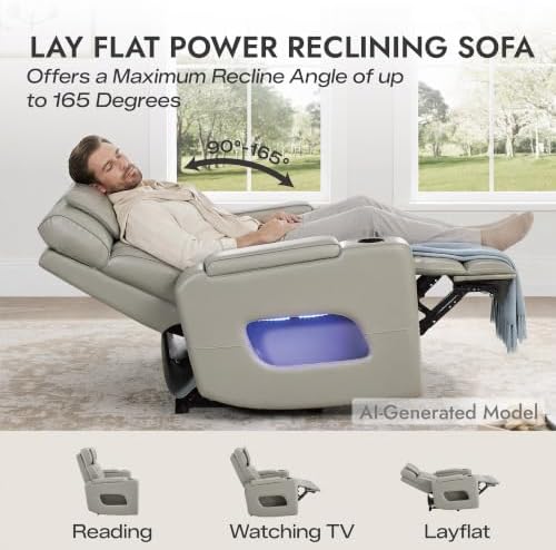 Watson & Whitely Lay Flat Power Reclining Sofa - Image 3