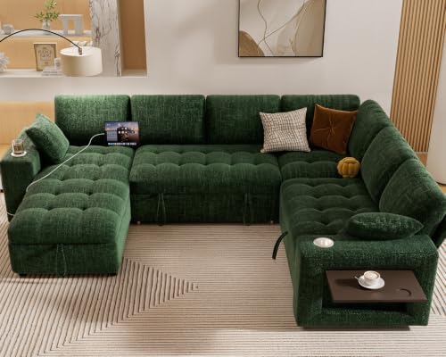 Vipbear 111" Modular Sectional Sleeper Sofa - Image 2