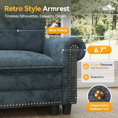 SUNSHINE VALLEY Modular Sectional Sofa Set Living Room 2-Piece Deep Seats - Image 4
