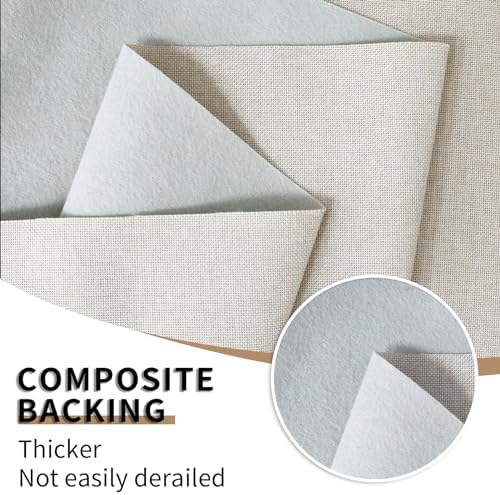 Heavy Linen Fabric 80x57 Inches, 1.2mm Thickness, Plain Solid Color Cloth - Image 2