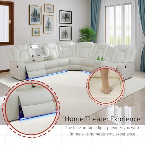 Power Recliner Sofa Sectional Sofa - Image 5