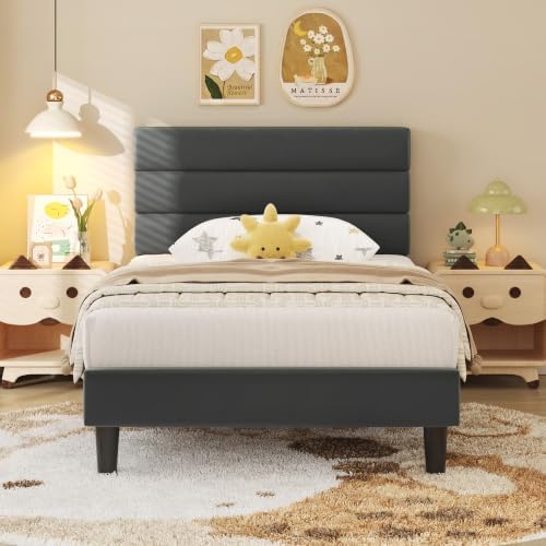 Fluest Twin Bed Frame, Platform Bed Frame by Fluest