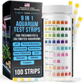 9-In-1 Aquarium Test Strips – 100 Strips by WHITESHARKOCEAN