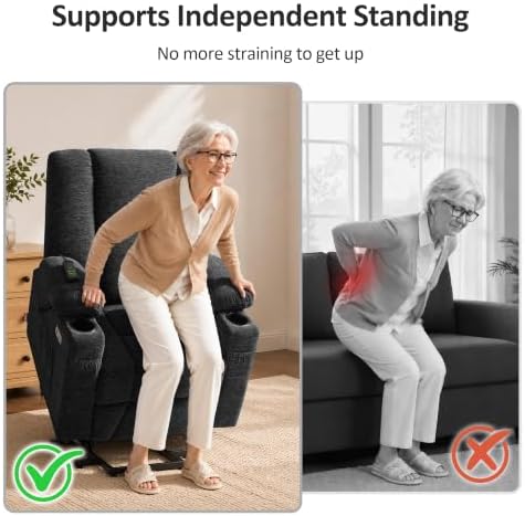 MCombo Power Lift Recliner Chair - Image 6