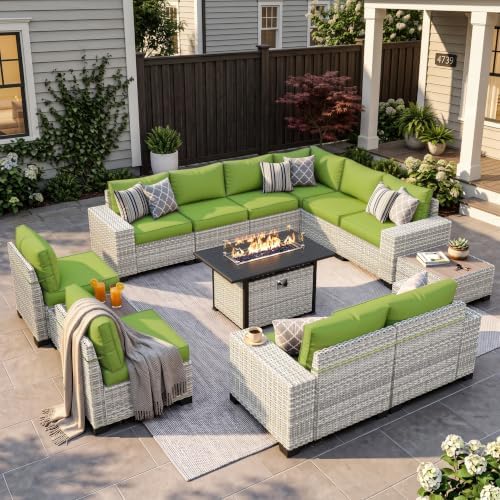 Outdoor Patio Furniture Set PE Wicker Rattan Outdoor Sectional Sofa by MuphyersPatioFurniture