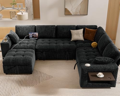 Vipbear 111" Modular Sectional Sleeper Sofa - Image 2