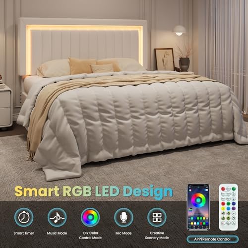 SHA CERLIN King Size Velvet Bed Frame - Image 4