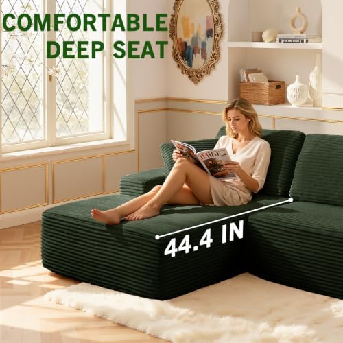 Modular Sectional Sofa, Convertible Sofa Bed, No Assembly Required Cloud Couch - Image 5
