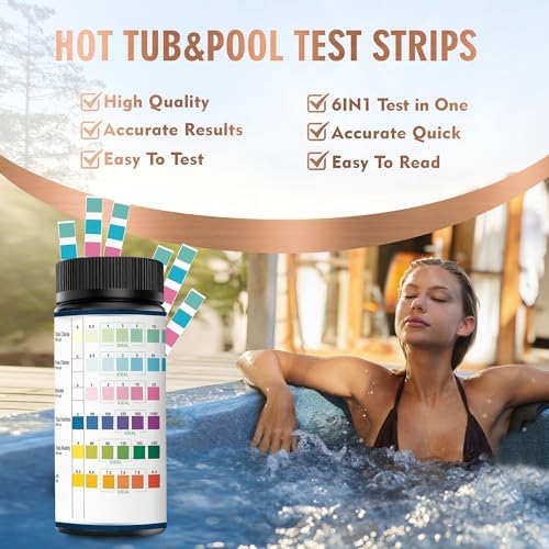 DIPSTIK Pool and Spa Test Strips-6 in 1 Hot Tub Test Strips - Image 5