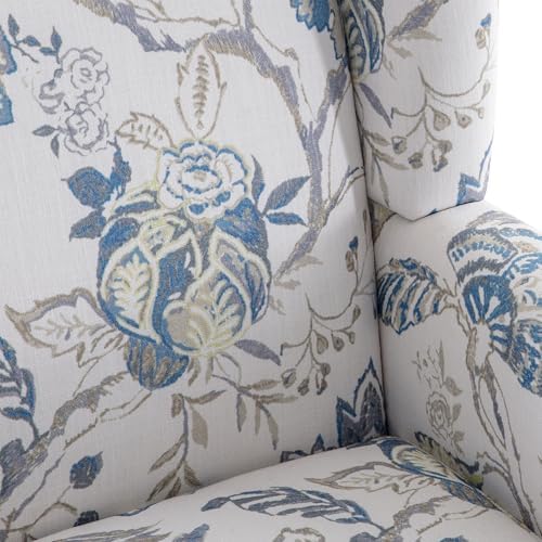 High Back Wingback Accent Chair, Upholstered Single Armchair Sofa - Image 4