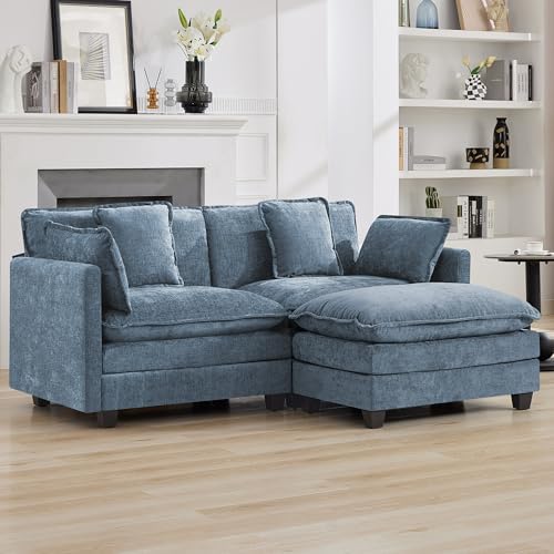 76'' L Shaped Sectional Cloud Couch, Modular Sofas by WUTUTUEE