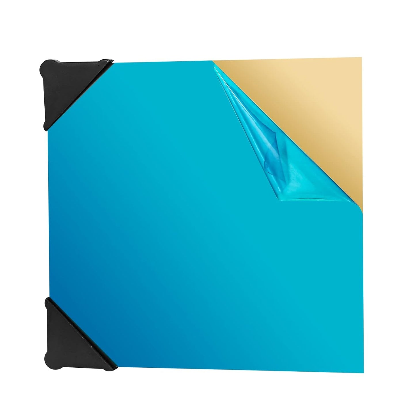 2 Pcs Brass Sheet, 6" x 6", 18 Gauge(1mm) Thickness, No Scratches, Film Attached Brass Plates