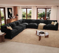 ELUCHANG 150" Oversized V Shaped Modular Sectional Sofa Couch, Comfy Cloud Couch by ELUCHANG