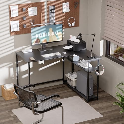Pamray 43 Inch L Shaped Computer Desk - Image 2