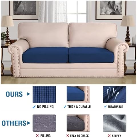 H.VERSAILTEX Super Stretch Individual Seat Cushion Covers - Image 2