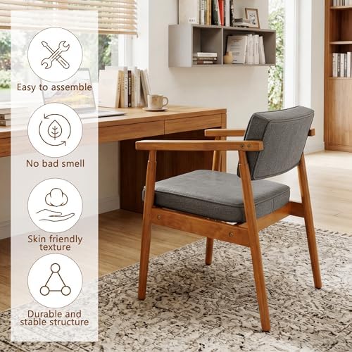 LSSPAID Dining Chairs Set of 4, Fabric Upholstered - Image 4