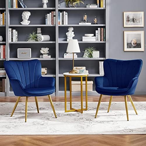 Yaheetech Accent Chairs Set of 2, Upholstered Armchairs - Image 4