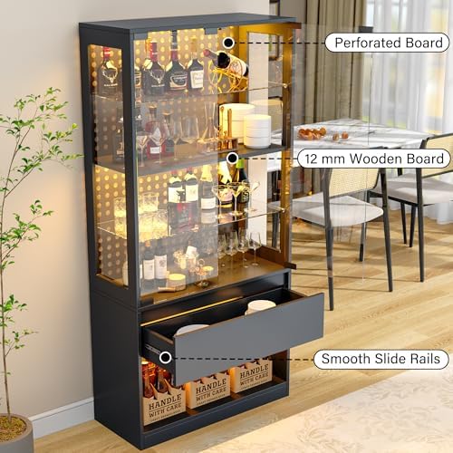 kepptory 5-Tier Glass Display Cabinet - Image 5
