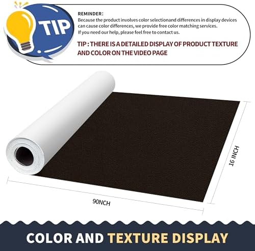 ONine Leather Repair Patch，Leather Repair Tape, 16 x 90 inches Leather Repair - Image 2