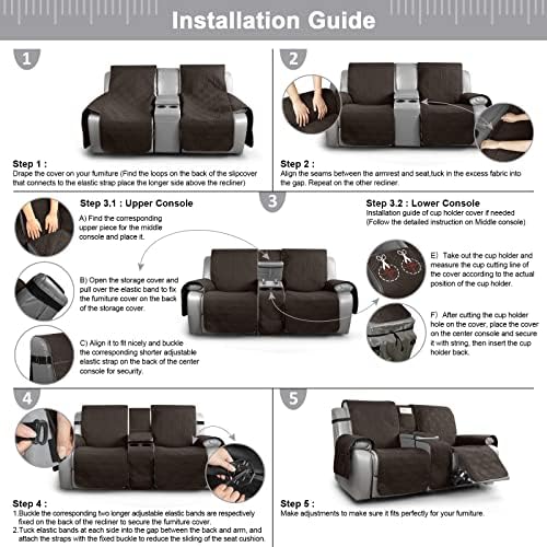 TAOCOCO Loveseat Recliner Cover - Image 6