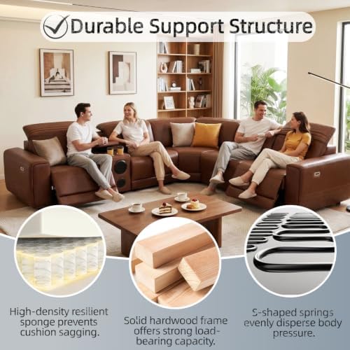 Power Reclining Sectional Sofa Set - Image 6