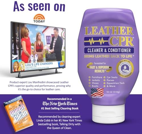 Leather CPR Cleaner and Conditioner 18oz. Bring Leather Back To Life on - Image 4