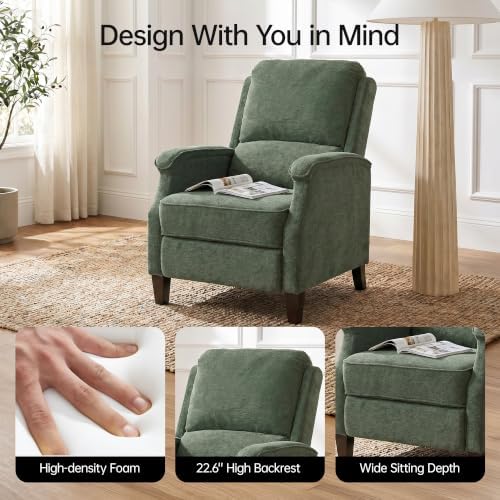 VKNOW Recliner Chair, Fabric Recliner - Image 4
