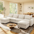 Ihanherry 134" Modular Sectional Sofa by iHanHerry