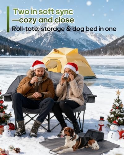 Heated Padded Double Camping Chair - Image 5