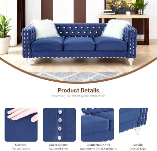 Luxury 3 Seater Sofa Couch - Image 3
