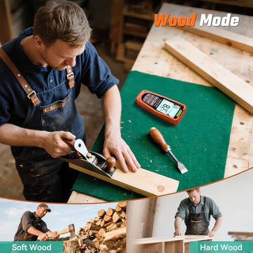 RDINSCOS Pinless Moisture Meter, 6 Modes - Image 5