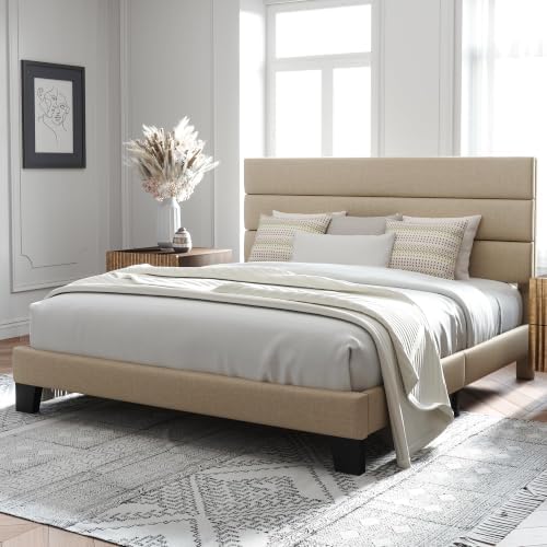 Allewie Cal King Size Platform Bed Frame - Image 3