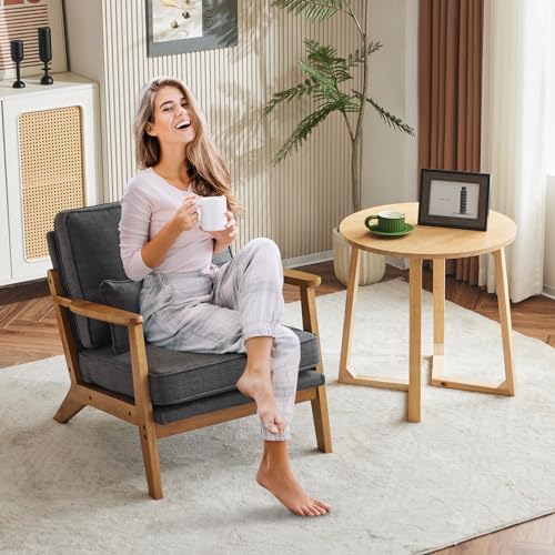 Karl home Mid-Century Lounge Accent Chair - Image 4