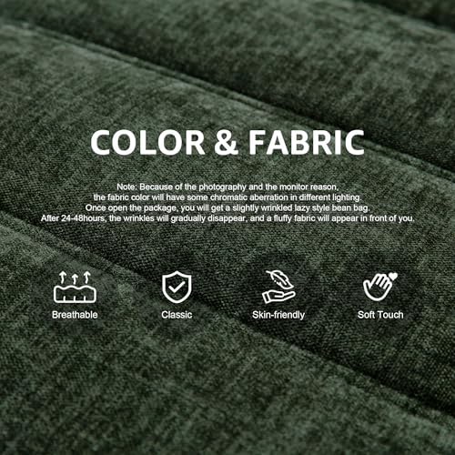 Hobestluk Large Bean Bag Chairs - Image 4