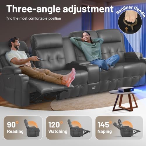 RV Loveseat Recliner Sofa, Home Theater Seating - Image 4