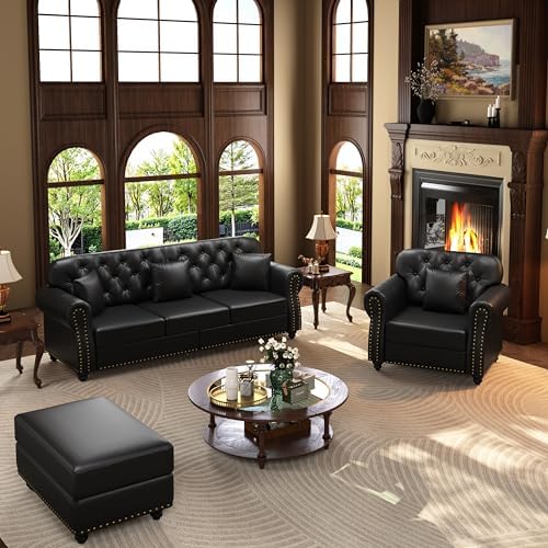 KEIKI 2-Piece Chesterfield Sofa Set by KEIKI