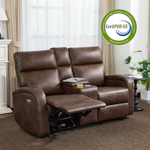 MCombo Zero Wall Recliner Loveseat, 2-Seat Power Wall Hugger Sofa - Image 5