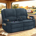 Loveseat Recliner Sofa, RV Loveseat Recliner Wall Hugger by SavortheHappyMoments