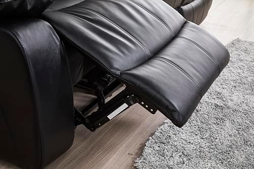 Betsy Furniture Faux Leather Reclining Couch Set, Living Room Furniture Set - Image 6