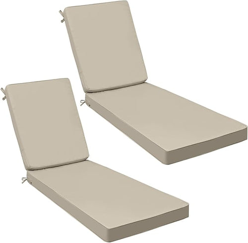 AAAAAcessories Outdoor Chaise Lounge Cushions, Fade-Resistant, Waterproof Patio by AAAAAcessories