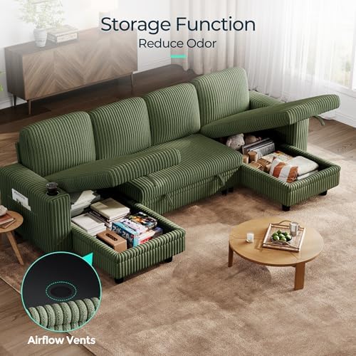 LINSY HOME Sectional Sleeper Sofa - Image 6
