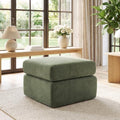 23.6" Boneless Sofa Ottoman, Modern Cloud Couch Ottoman, Upholstered Footrest by UMBFUN