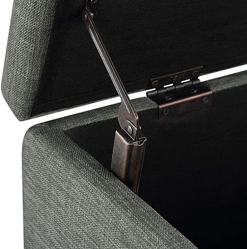 Amazon Basics Upholstered Storage Ottoman Bench - Image 5