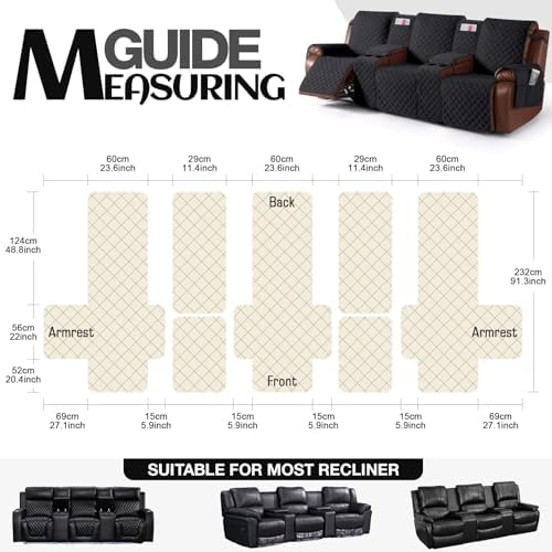 KinCam 100% Waterproof Recliner Sofa Cover - Image 6