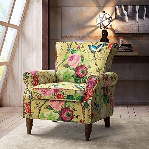 HULALA HOME Traditional Floral Accent Chair by HULALAHOME