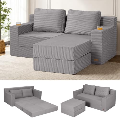 COMAX Futon Sofa Bed, Convertible Sofa Bed, Folding Boneless Couches by COMAX